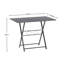 Petit bureau pliable pour les petits espaces, poste de travail d'écriture de table d'ordinateur multifonctionnel pour le bureau à domicile, aucun assemblage requis pour économiser de l'espace
