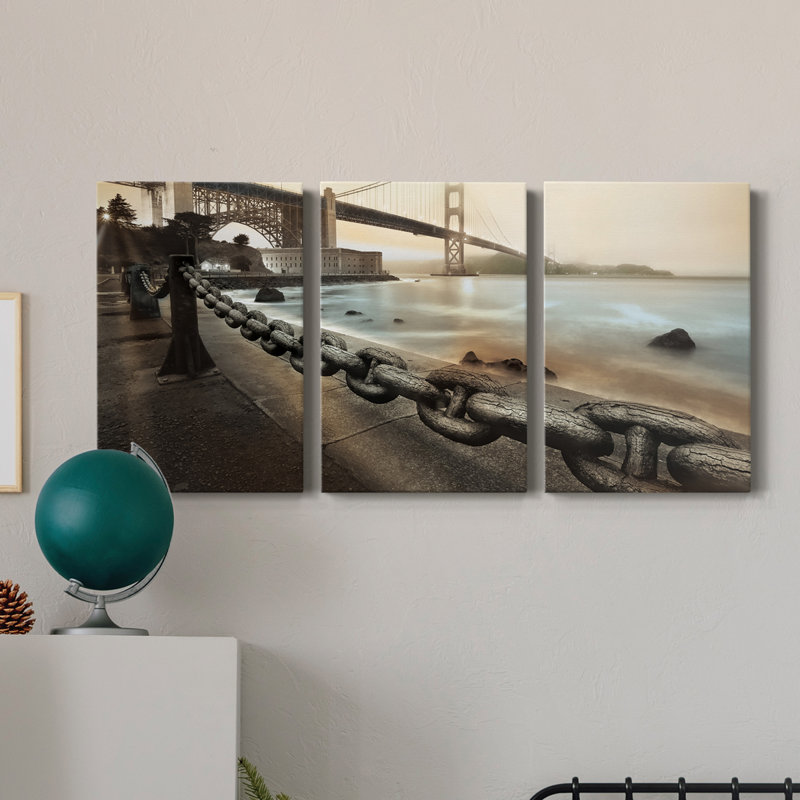 Unchained In Color " Unchained In Color " 3 - Pieces, 60" H x 120" W x 1" D