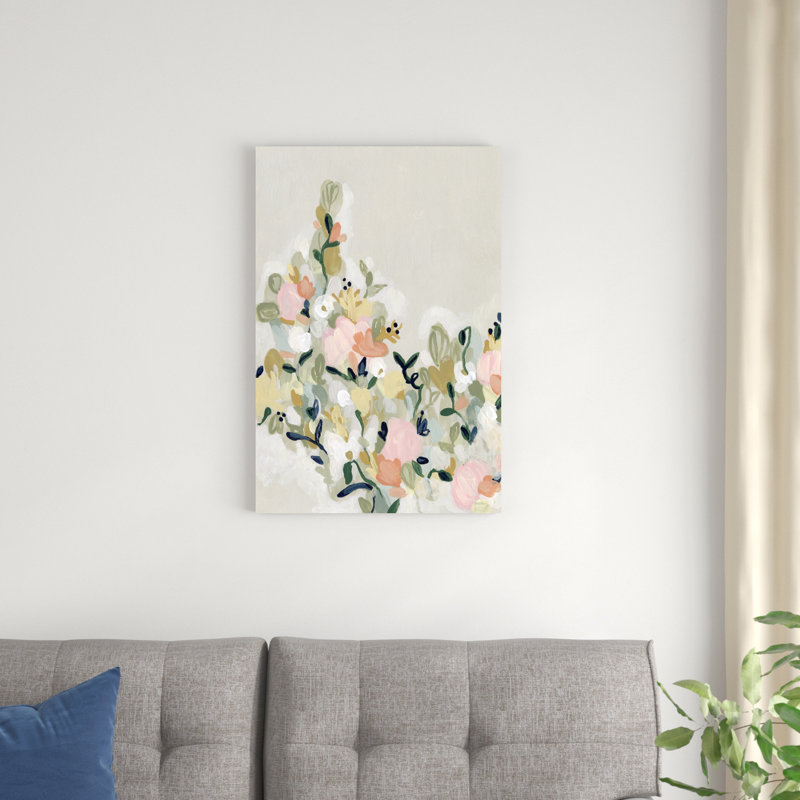 Blush Blooms II, H 30 po x l 20 po x P 1,25 po