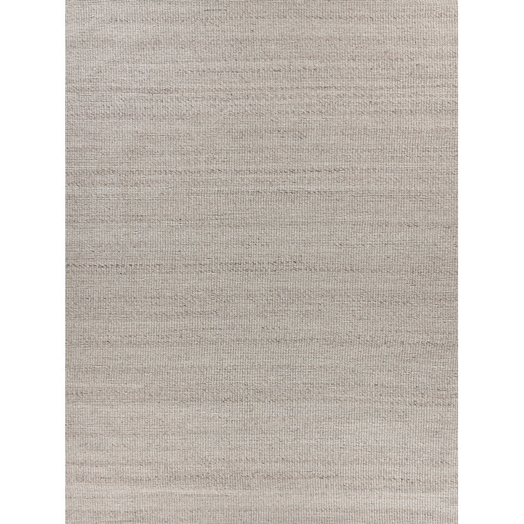 Hesse Hand-Loomed Polyester/Cotton Beige Area Rug