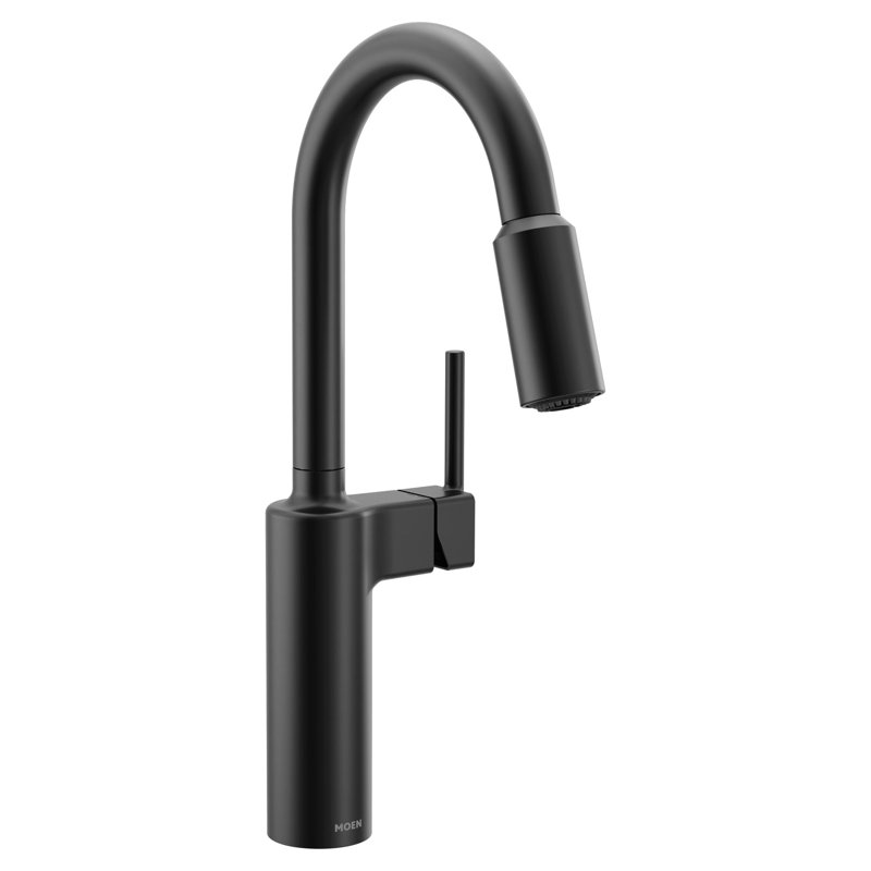 Robinet de cuisine Moen Inara, Noir mat