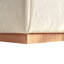 Pouf de rangement en velours, banc de rangement rembourré