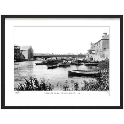 Peterborough, Town Bridge 1904 by Francis Frith - Single Picture Frame Print