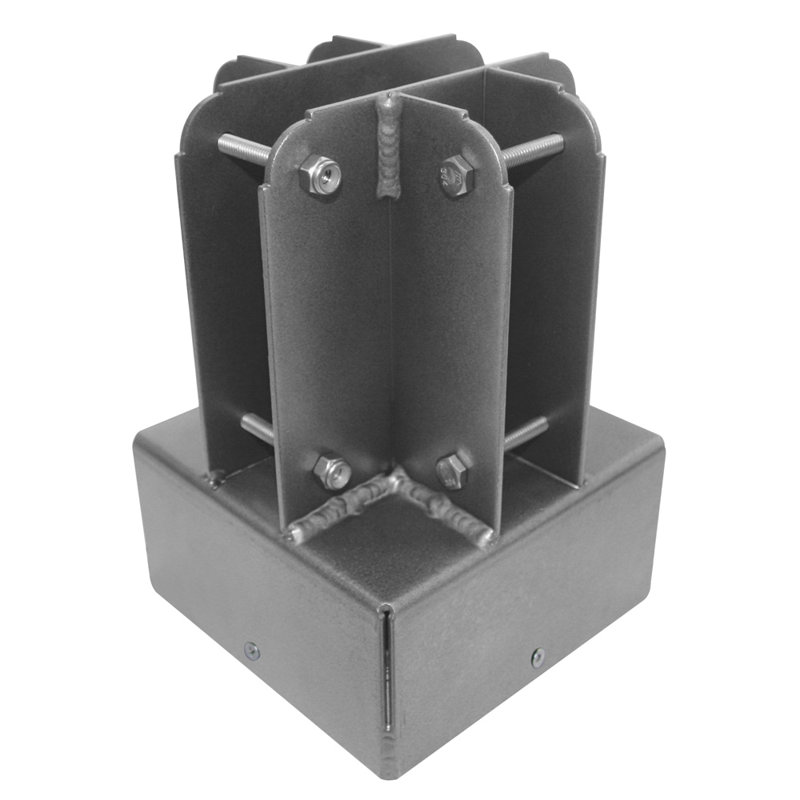 Connecteur de panneau de poteau 6 po x 6 po