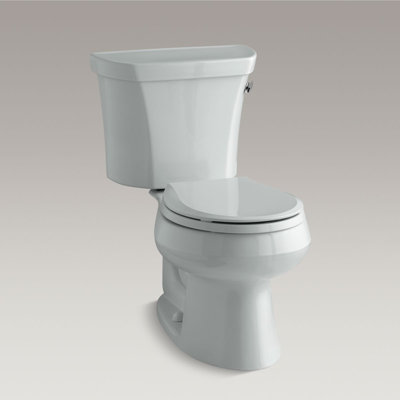 Wellworth 1.28 GPF Water Efficient Round Two-Piece Toilet (Seat Not Included)