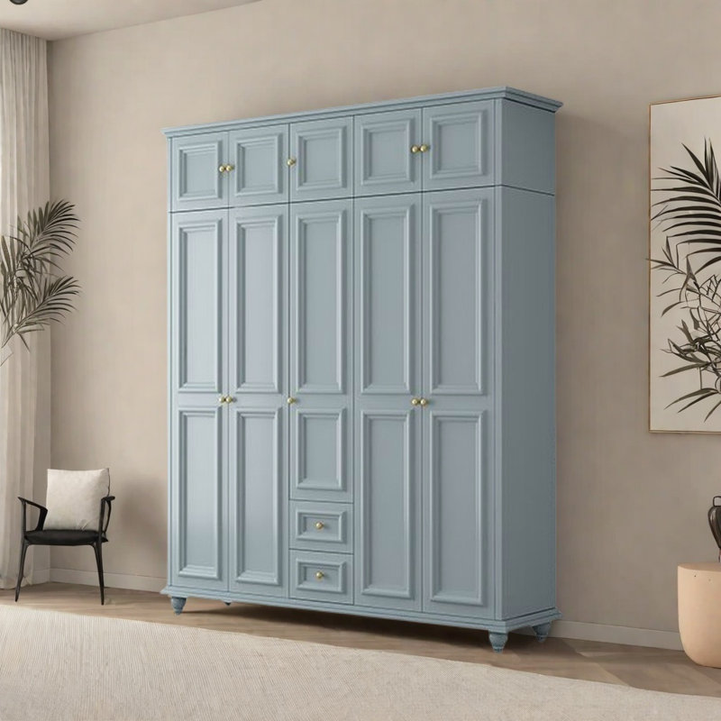 Garde-robe simple de couleur unie