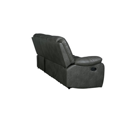 Causeuse inclinable en cuir Global United Transitional