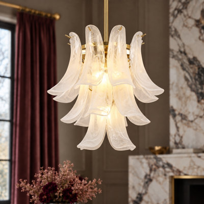 Kethe 4-Light Dimmable Tired Chandelier