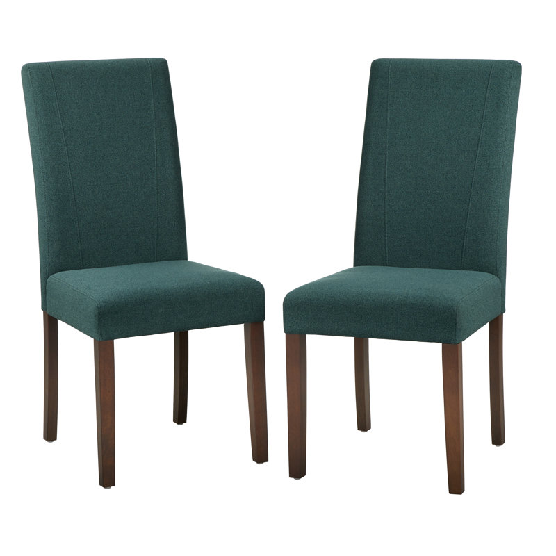 Aimee-Elizabeth 19.1'' H Upholstered Parsons Chair, Cucumber Green