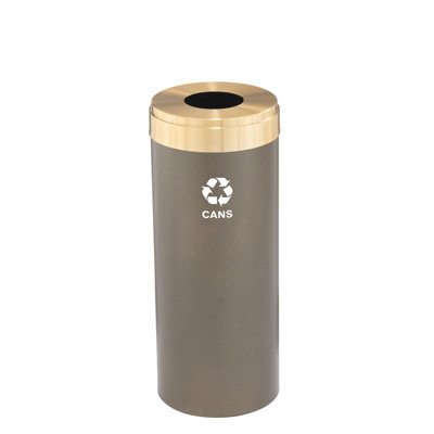 Steel Open Kitchen Trash Can