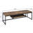 Industrial Tv Stand With Weathered Oak And Black, 60-inch Compatible Rustic Black Appearance