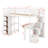 Twin Loft Bed With Drawers,Desk And Stairs-951085505