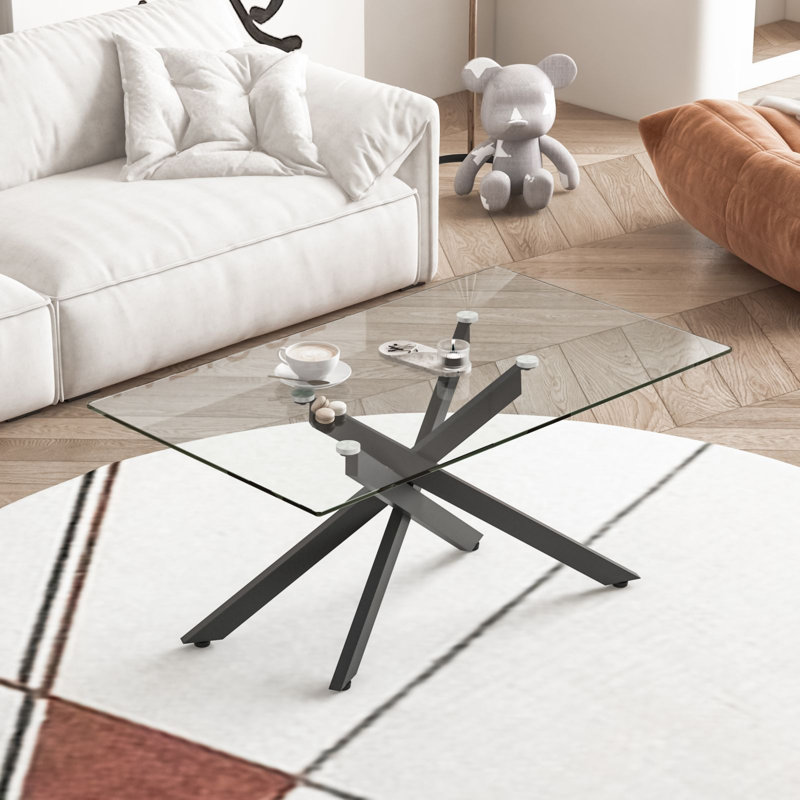 Table basse Shivaan, H 18,11 po x L 47,2 po x l 23,62 po, Noir