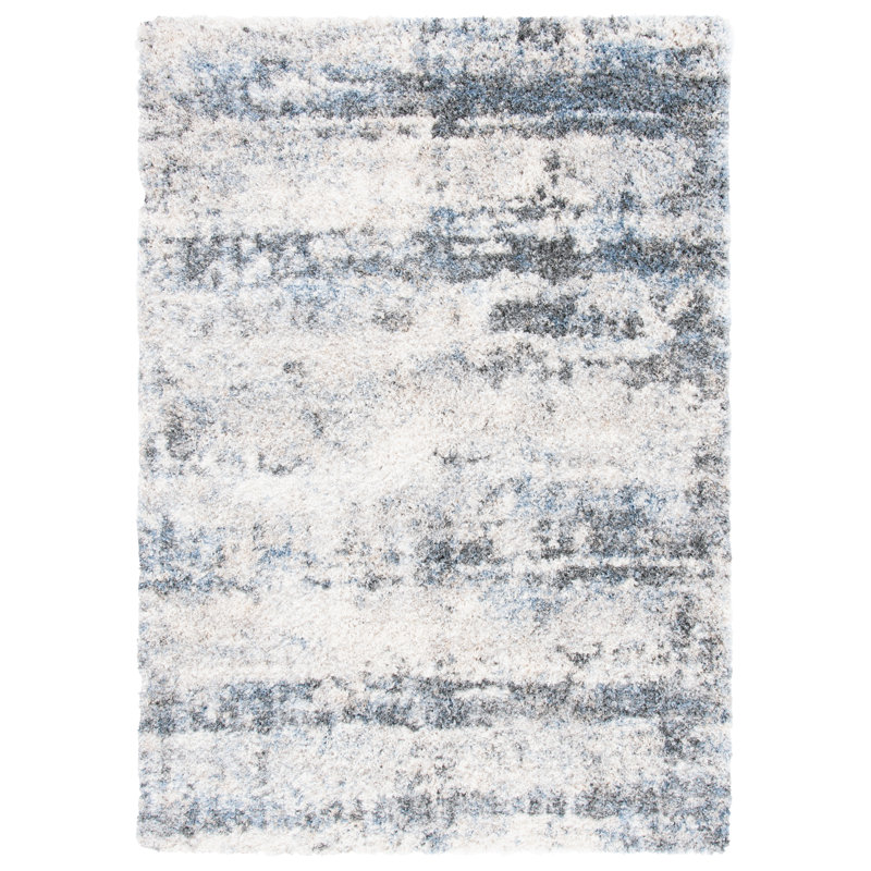 Saqlain Shag 200 Performance Abstract Rug, Rectangle 9' x 12'