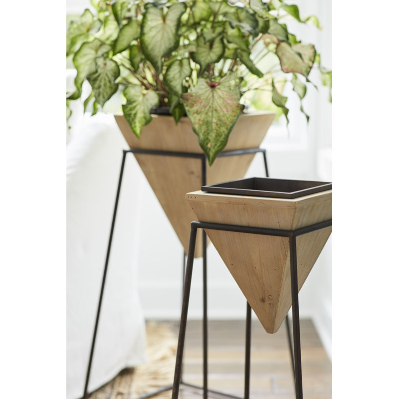 Cosimo Wood Pot Planter