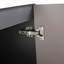 Meuble-lavabo de salle de bain autoportant 36 po et 2 portes d'armoire à fermeture douce - sans le lavabo