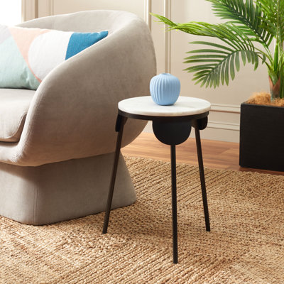 Marble Top End Table