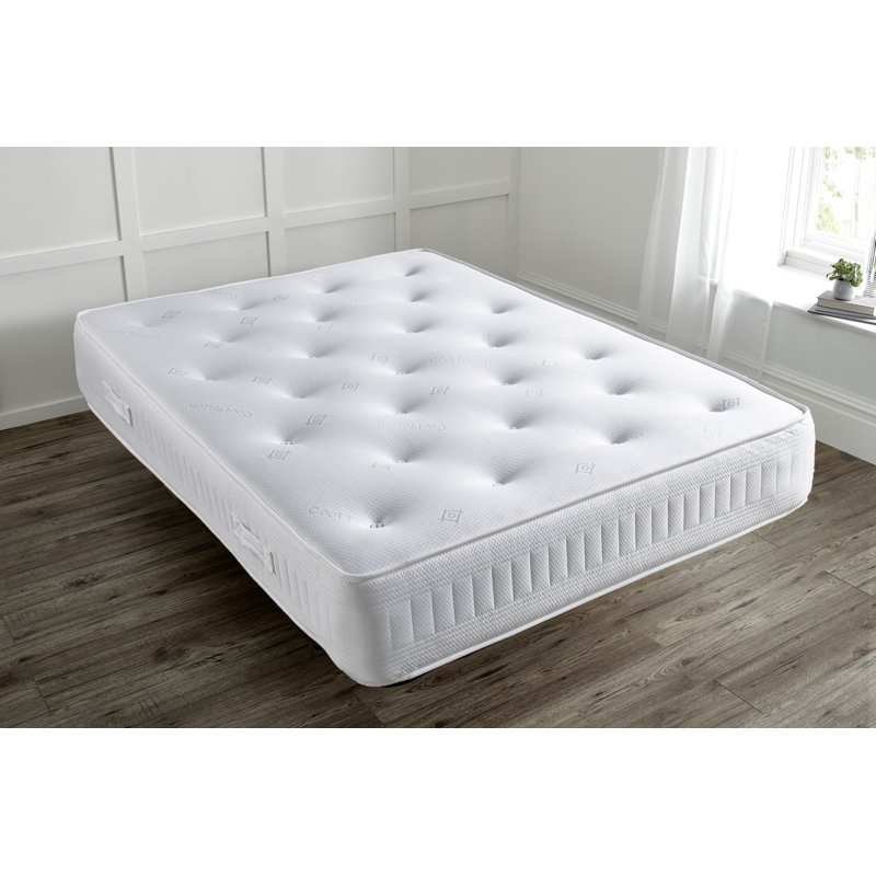 Macungie Divan Bed Set, Maroon, Foot-end Drawers, Double (4'6)