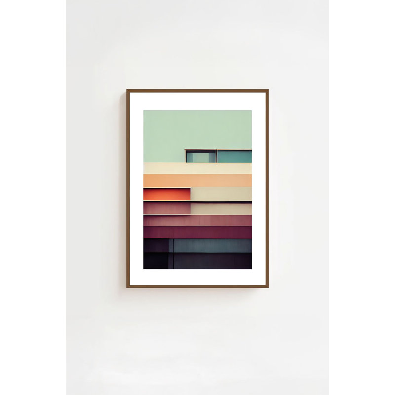 Élégante peinture décorative encadrée, 13 x 19 pouces | Cadre 100% bois massif (épaisseur: 0,8 pouce) | Œuvre d'art 100% MDF (épaisseur: 0,1 pouce) | Impression numérique, parfaite pour la décoration de la maison ou du bureau, design élégant et moderne