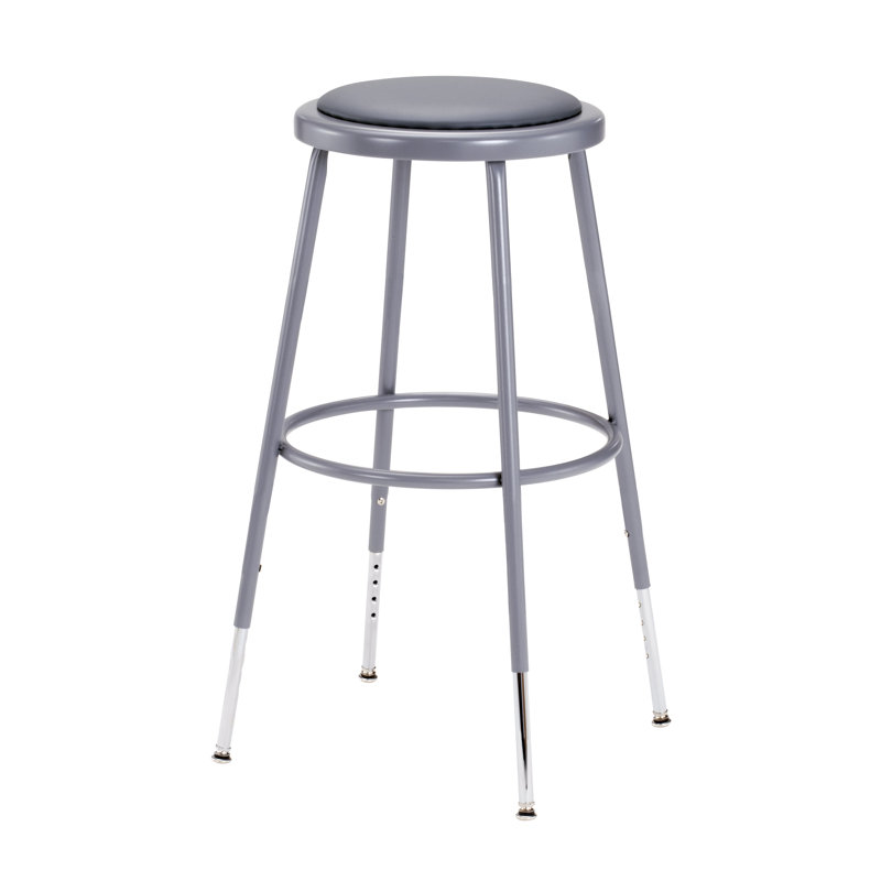 Tabouret NPS, Gris, H 25 po - H 32 po