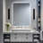 Rectangular Backlit Mirror Bathroom-1219735396