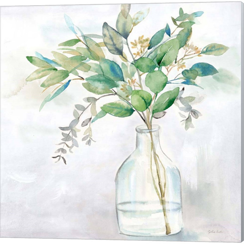 «Eucalyptus Vase» par Cynthia Coulter, art sur toile (ensemble de 2)