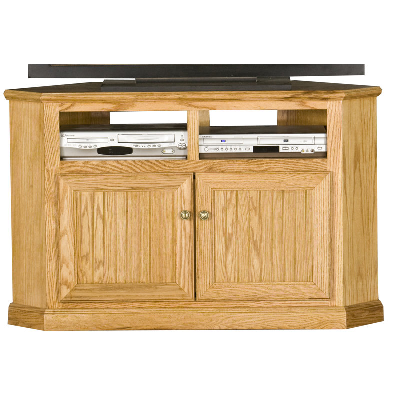 Meuble télé pour téléviseur de 55 po ou moins Didier, 27" H x 41" W x 17" D, Chêne clair
