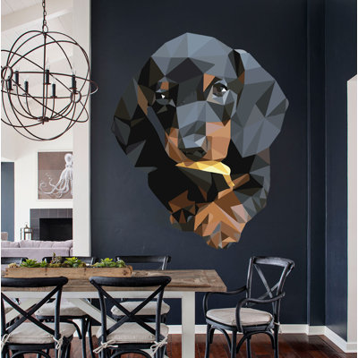 Adhésif décoratif chien teckel