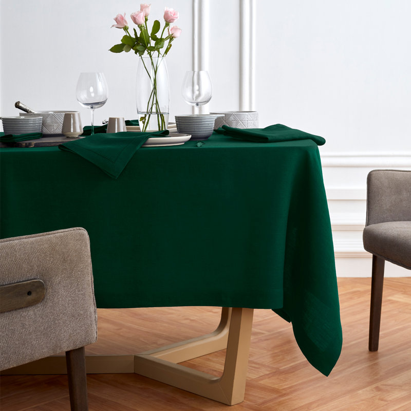 Sonoma - 100% Pure Linen Tablecloth (Prewashed), 70" Square, Green