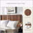 Wood Headboard Wide Wooden Headboard Only, Modern Farmhouse Headboards, Wall Mounted Fluted Panel, Wingback Boho Headboards-222430447-222430442