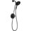 Arvo 14 Series Matte Black Shower Faucet Set with In2ition 2-in-1 Dual Shower Head with HandHeld Spray Combo, Valve Trim Kit, Matte Black (Valve Included)