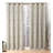 Nicole Miller Turion Floral Room Darkening Blackout Grommet Top Curtain Panel Pair-40342385-63599054