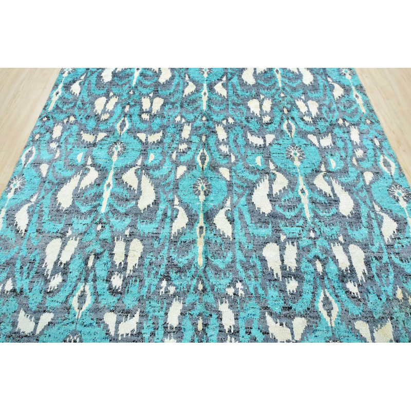 Tapis unique en viscose 8 pi 1 po x 10 pi 6 po Moonzarin