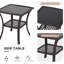Ensemble de meubles de patio 7 pièces, ensemble de conversation en osier avec chaises pivotantes, 2 repose-pieds, table basse avec rangement-111338223