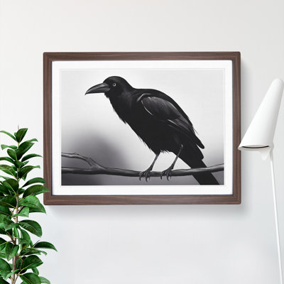 Cosmopolitan Crow Bird - Framed Print
