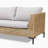 Brenli 78.74'' Wide Rectangle Wicker Patio Sofa with Cushions