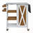 Foldable Outdoor Kitchen Island With Lockable Wheels, Storage, And Towel Rack For Patio Convenience And Mobility-973735631