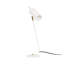 Lampe de table de style scandinave, corps en métal blanc, hauteur 21,7 pouces, abat-jour de 3,1 pouces de diamètre | Douille E27, 40 W maximum, câble de 6,6 pi | Design élégant et minimaliste, parfait pour le salon et la chambre à coucher-1985769220