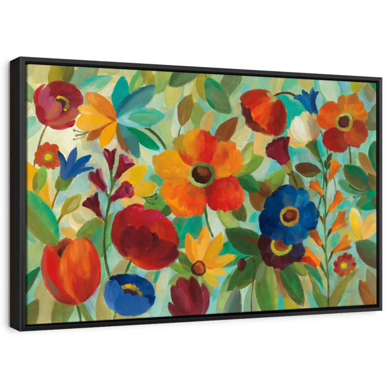 Floral et botanique «Summer Floral III Canvas Print», H 9 po x l 13 po