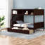 Lits modernes avec rangement, lit simple en bois sur lit double pour maison familiale