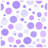 Purple Circle Pattern Quilted Bedspread All Sizes-126175346