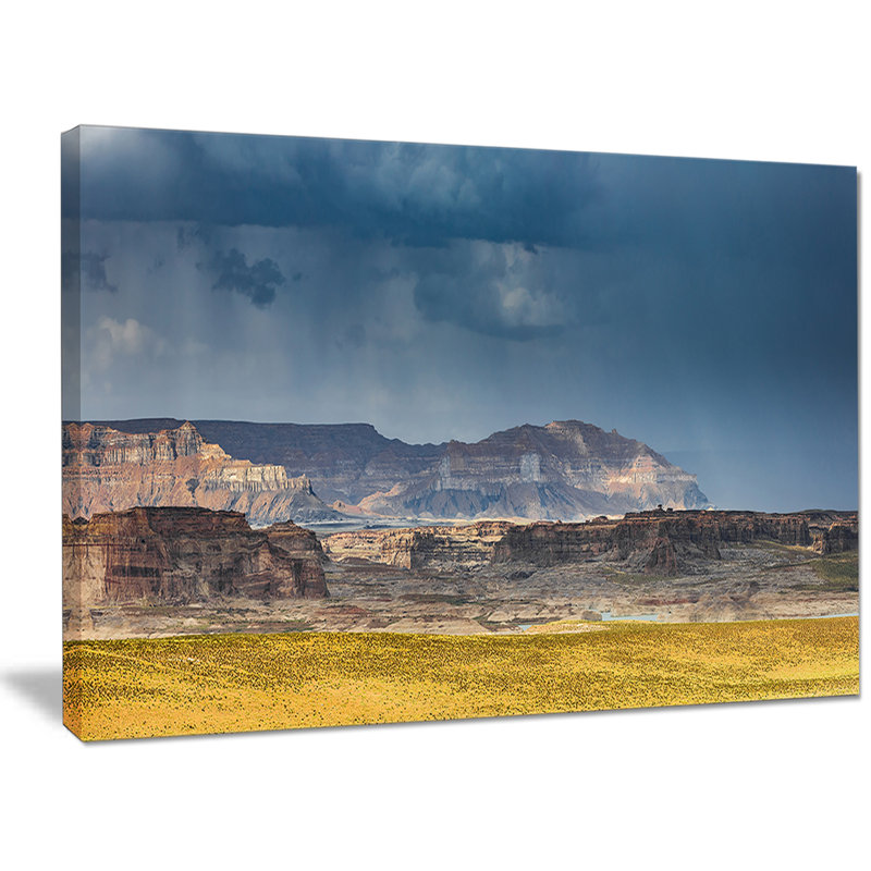 « lake powell panorama », reproduction de photo sur toile tendue, H 30 po x l 40 po x P 1 po