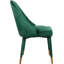Chaise d'appoint rembourrée en velours Belle-319726429