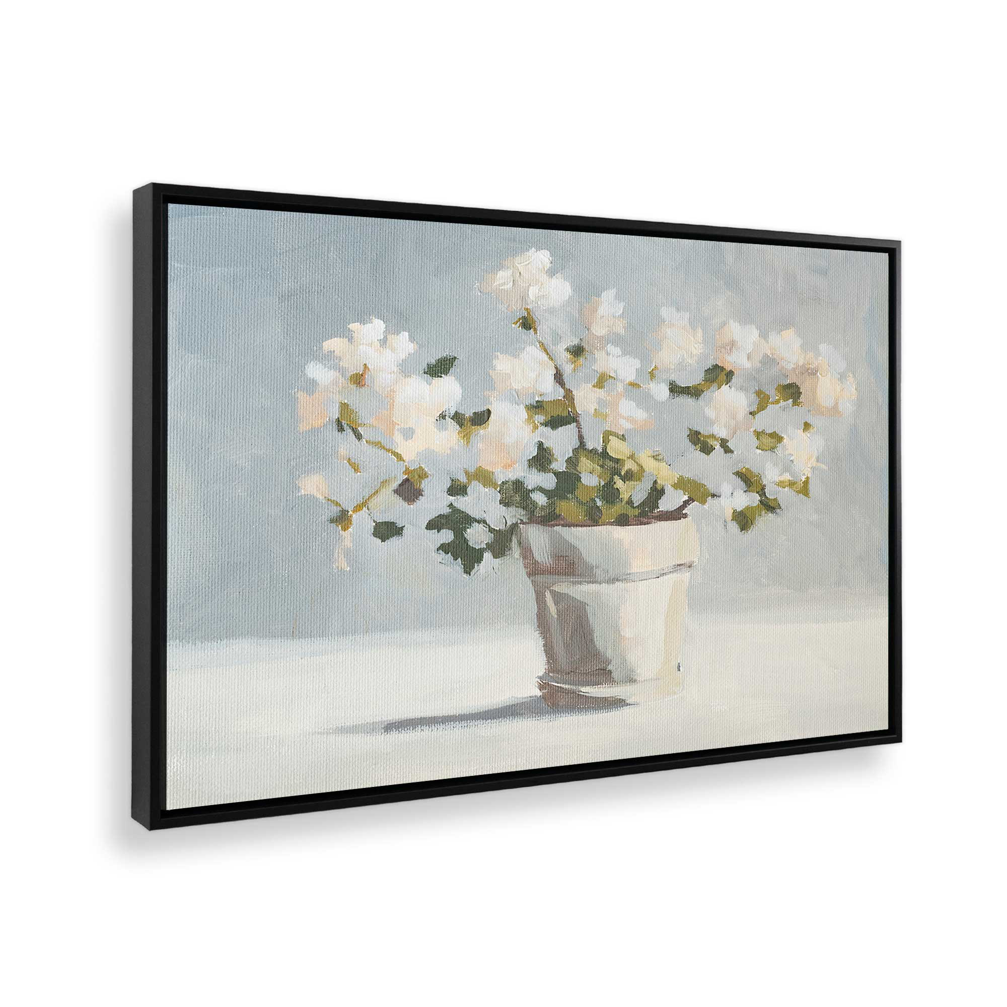 Winston Porter White Flower Pot I by Marian Parsons Canvas Art Print ...