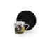 Furisode Porcelain Espresso Cup and Saucer