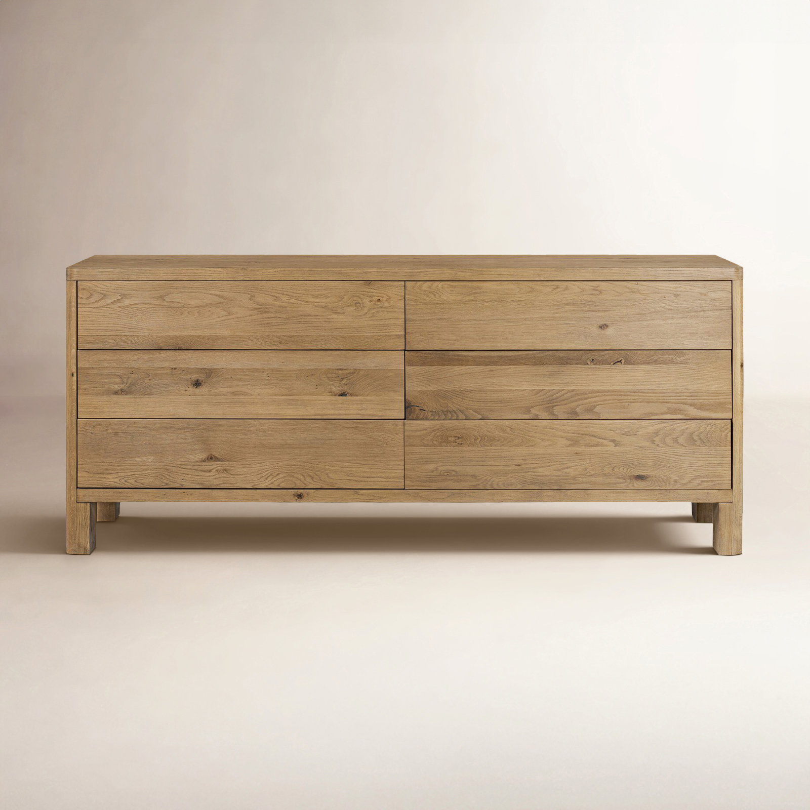 Talullah Noeline 6 Drawer Dresser, Worn Oak