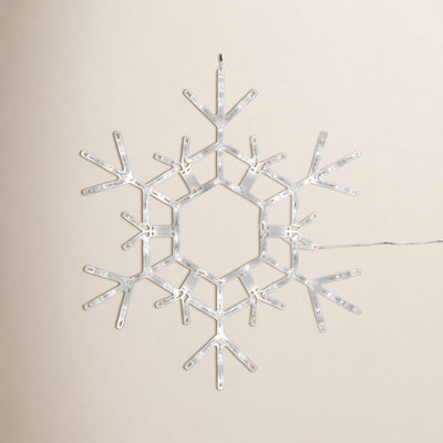 LED Folding Snowflake Lighted Display