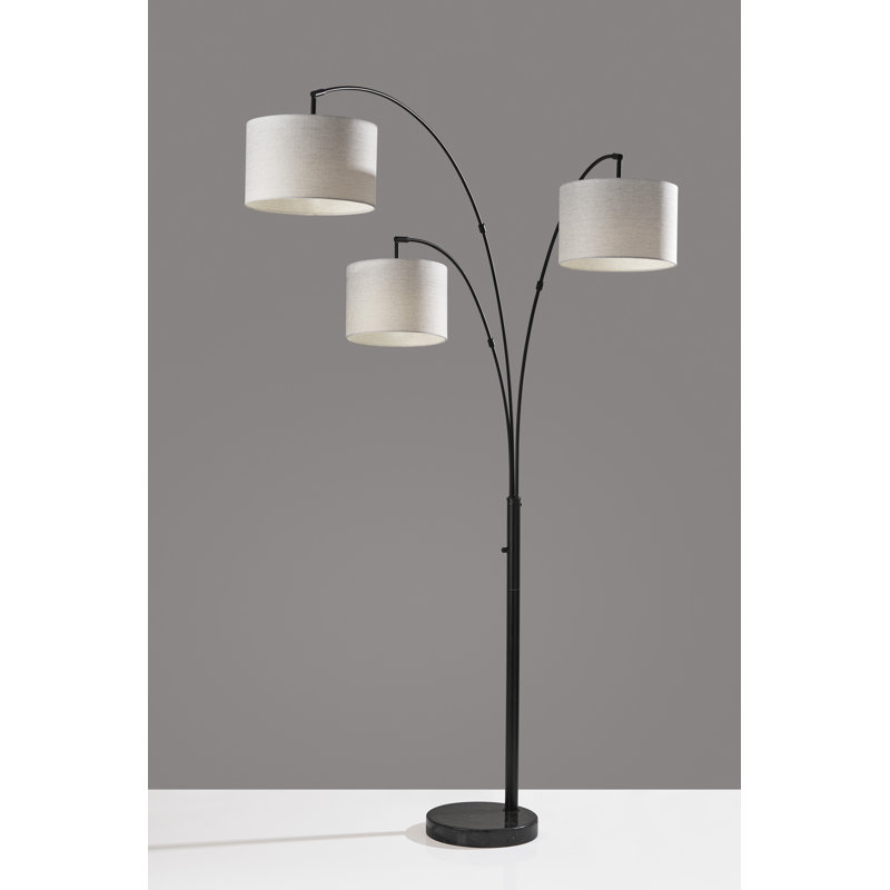Lampe sur pied à branches 74 po Felice, Taupe, Noir
