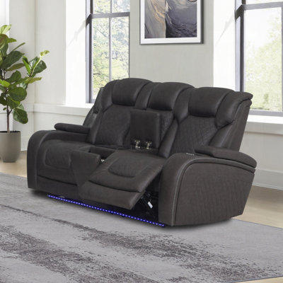 Causeuse en microfibre Wendell