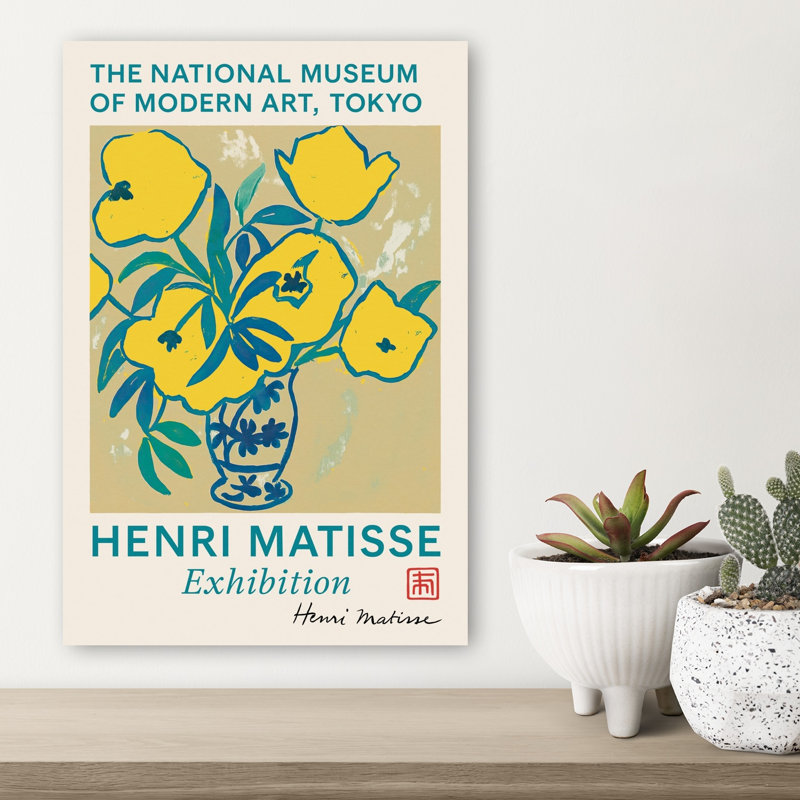 «Matisse», affiche abstraite, audacieuse et moderne, 18" H x 12" W